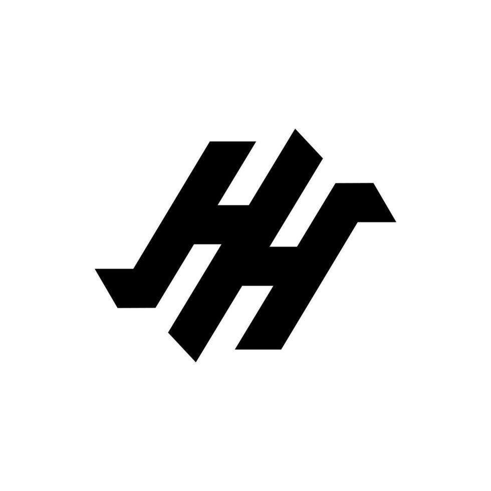Modern letter H logo icon vector template.