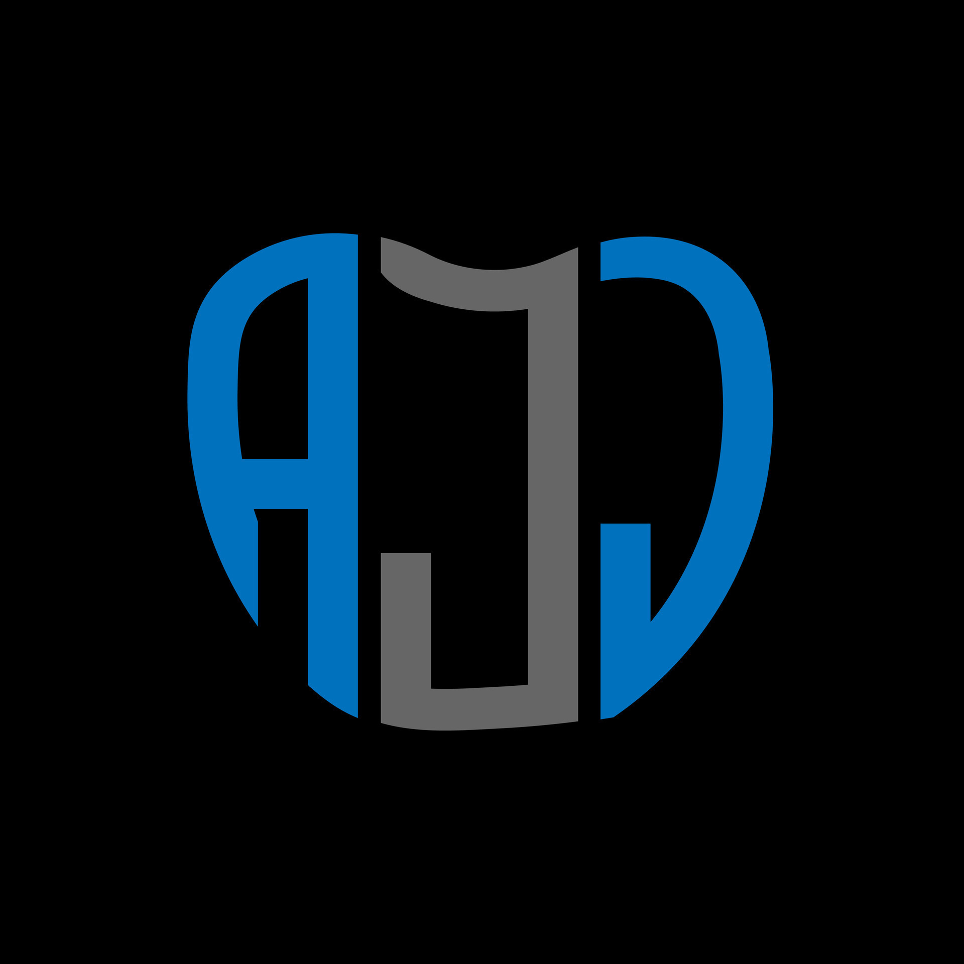 AJJ letter logo creative design. AJJ unique design. 29710613 Vector Art