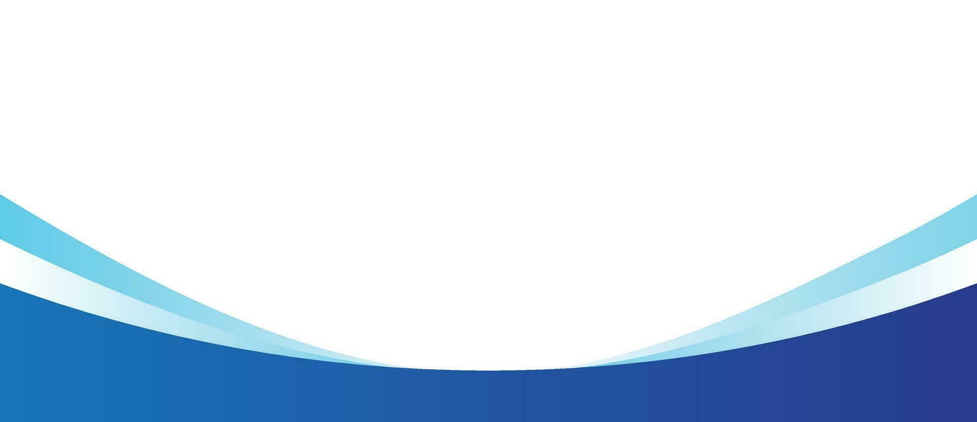 Abstract wave banner template design vector
