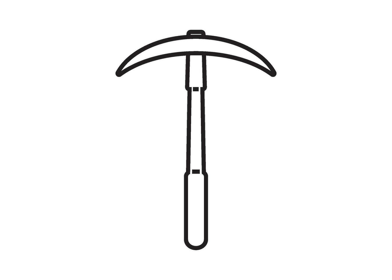 pickaxe icon design vector isolated