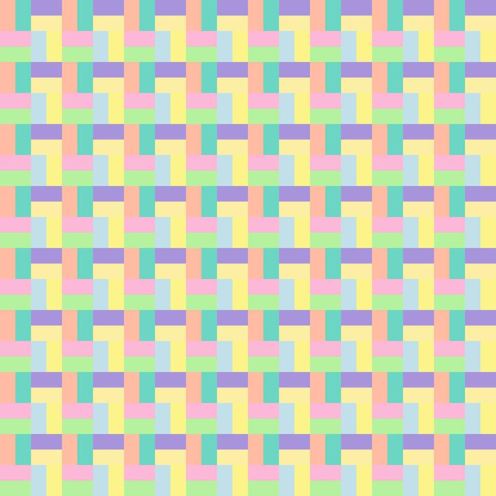 Pastel seamless pattern of colorful vector