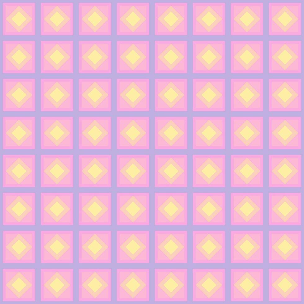 pastel seamless pattern of small square vector