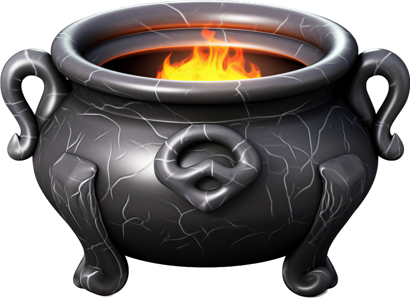 Cauldron png with AI generated.