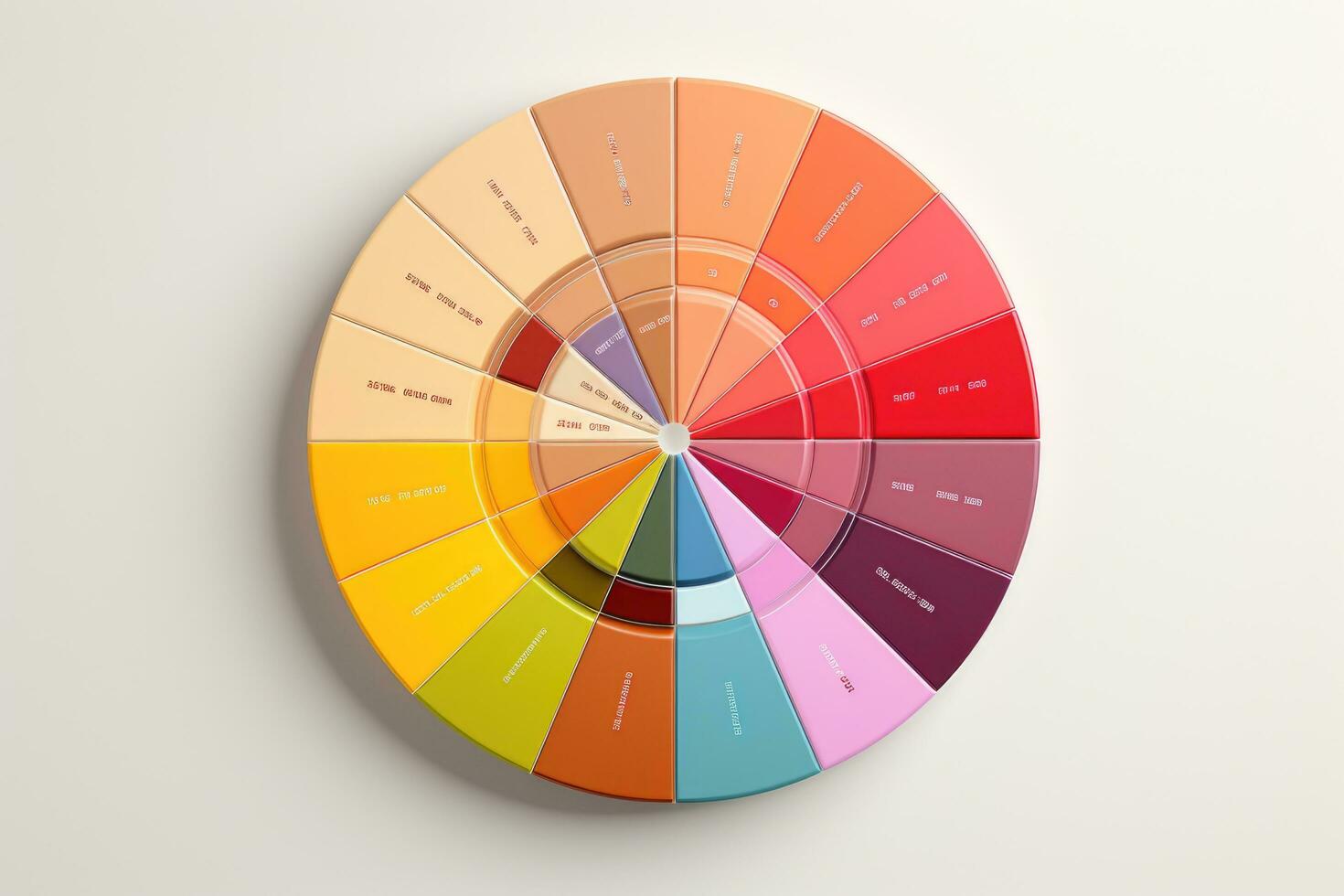 Pie chart for data analysis. Business analytics. Growth and decline of indicators, accounting. photo