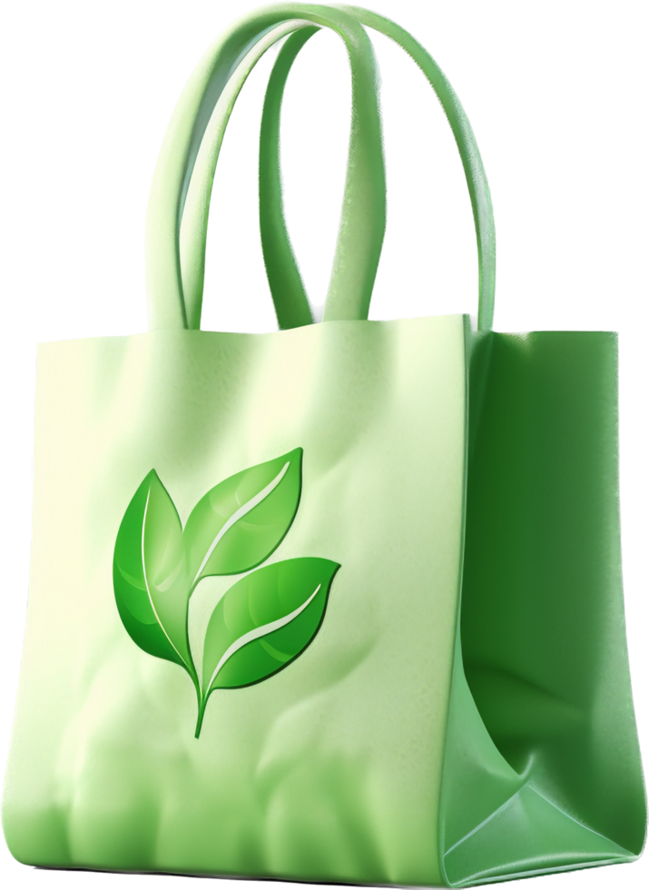 Eco bag png with AI generated.