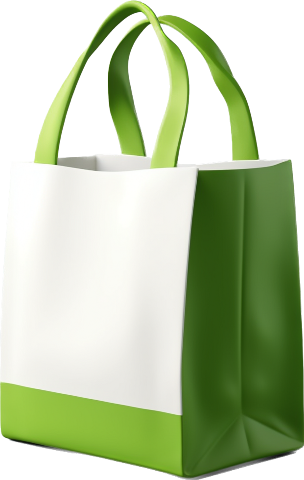 Reusable bag png with AI generated.