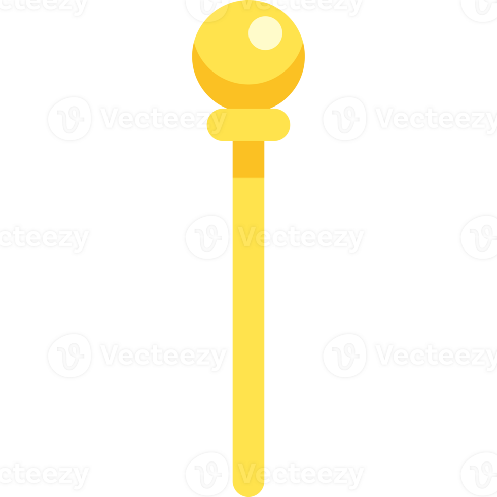 scepter golden illustration png