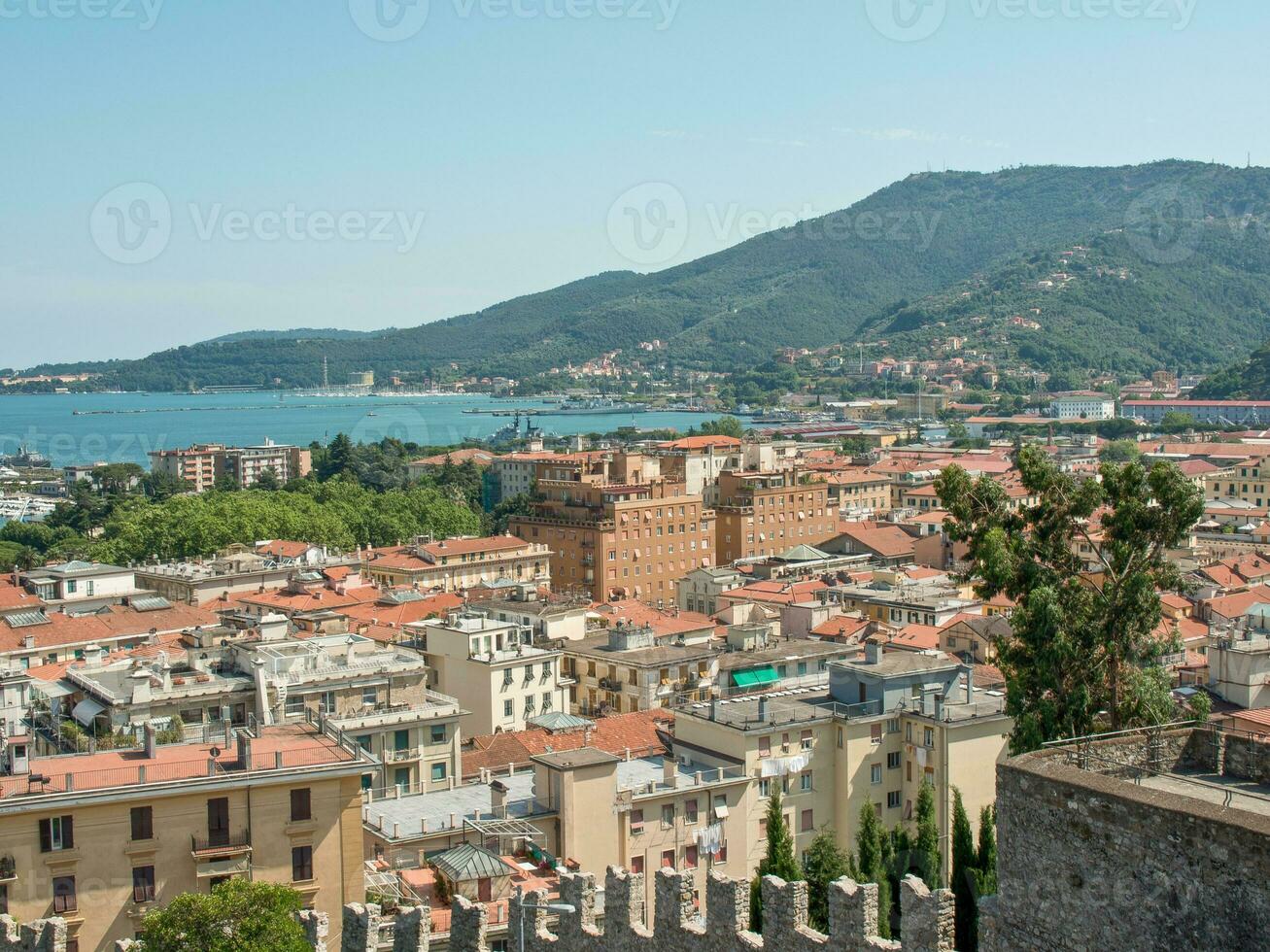 la spezia at the mediterranean sea photo