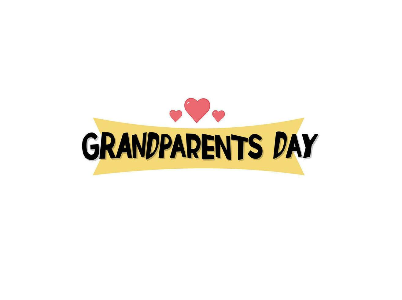 Happy Grandparents Day Vector
