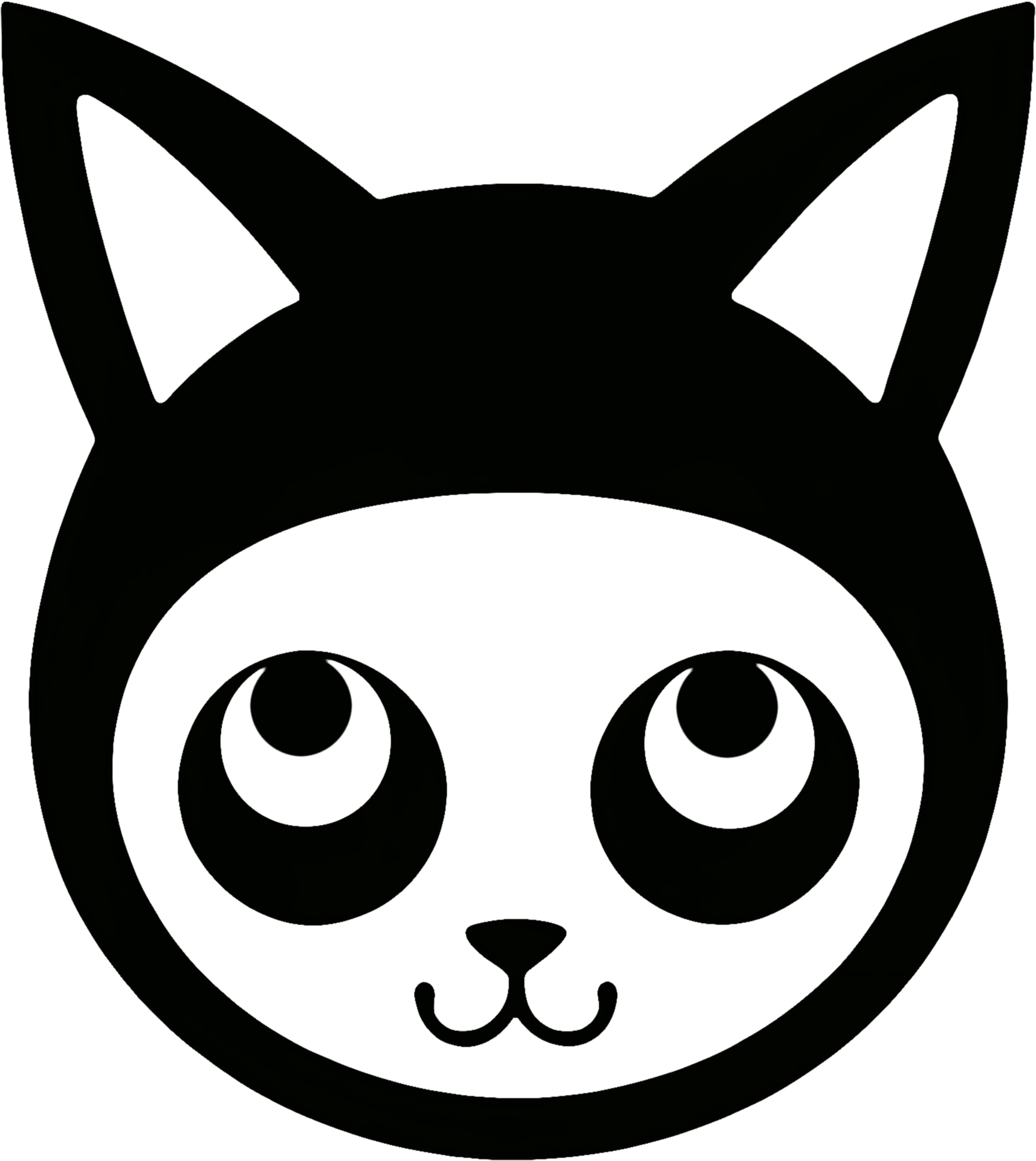 Closeup of cute cat face. AIGenerated 29712585 PNG