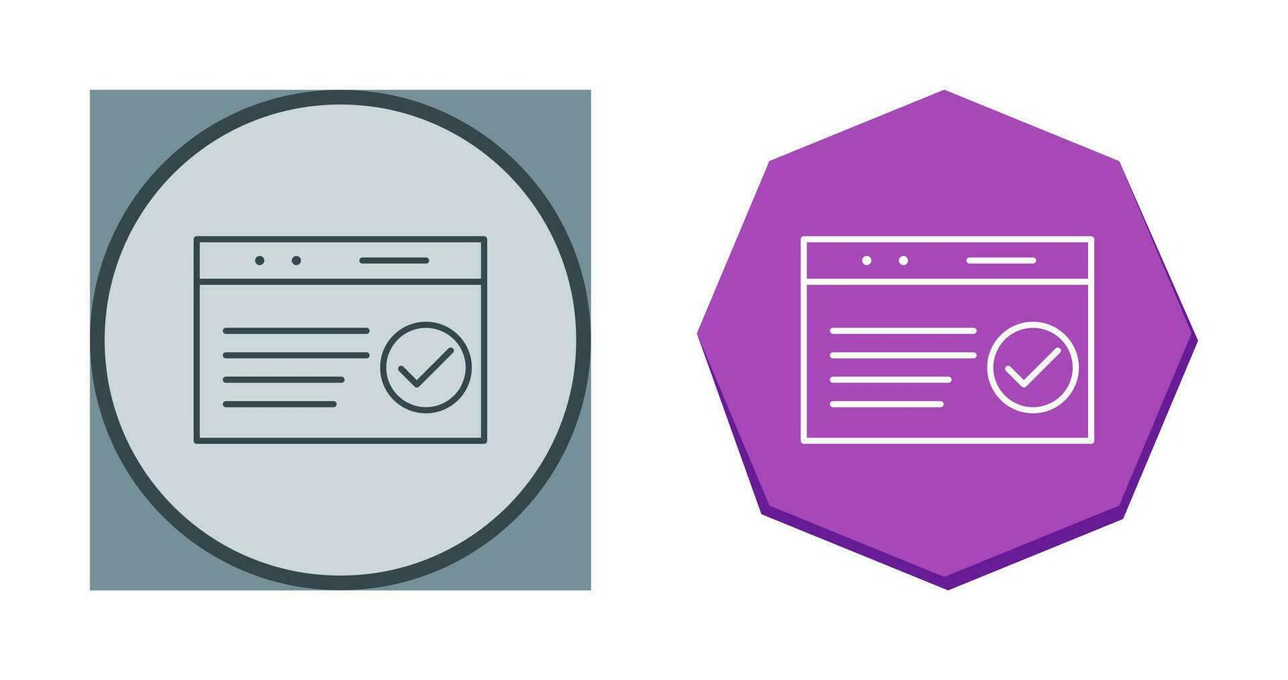 Unique QC Passed Vector Icon
