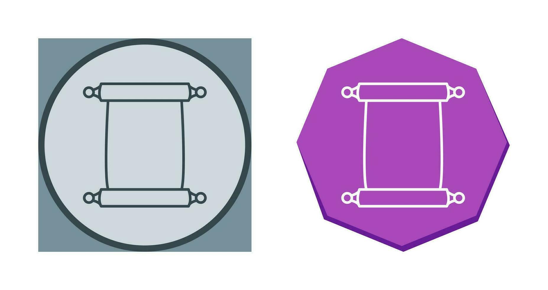 Scroll of Paper Vector Icon