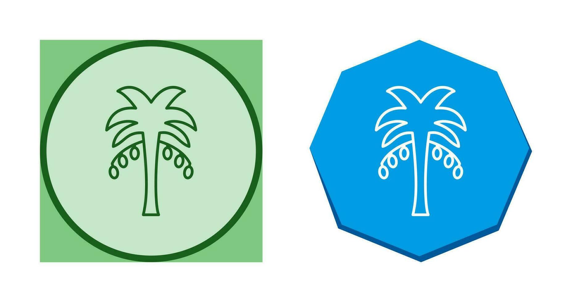 Coconut trees Vector Icon