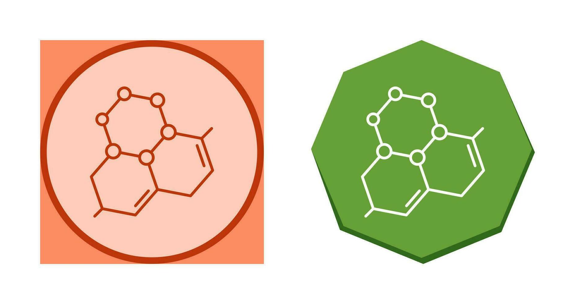 icono de vector de molécula