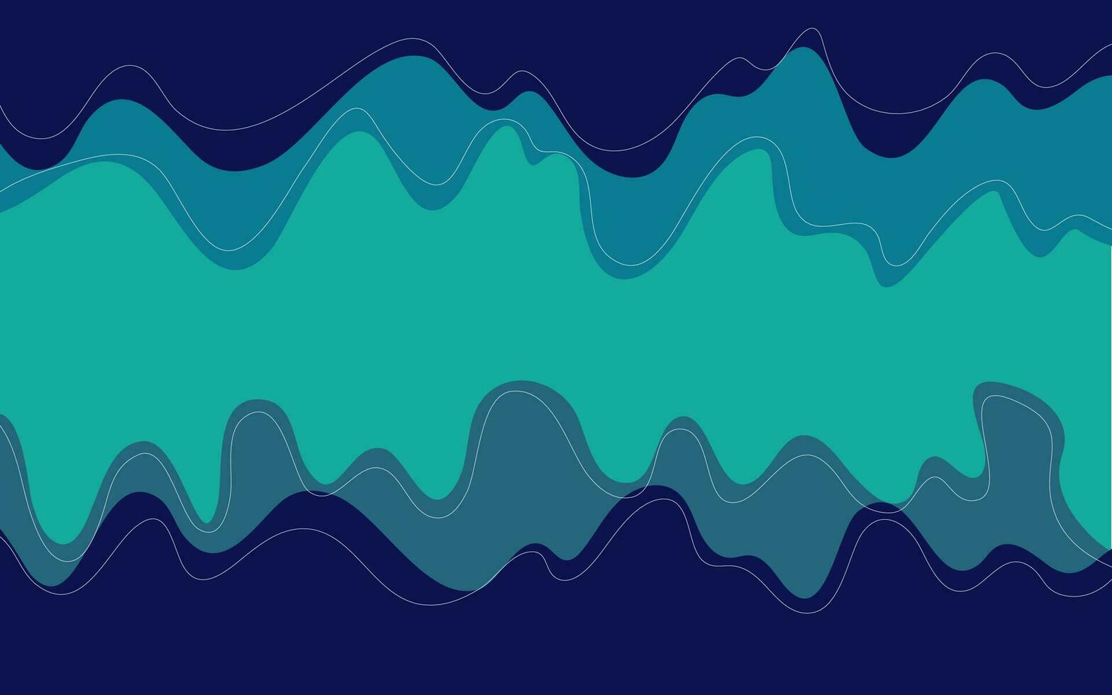 Under The Sea Waves Abstract Background vector