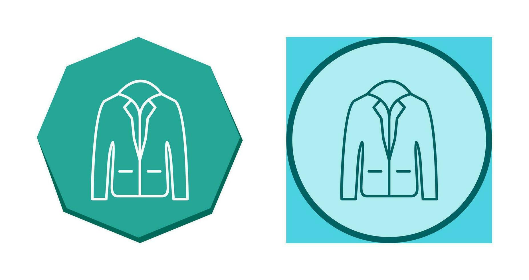 icono de vector de chaqueta elegante