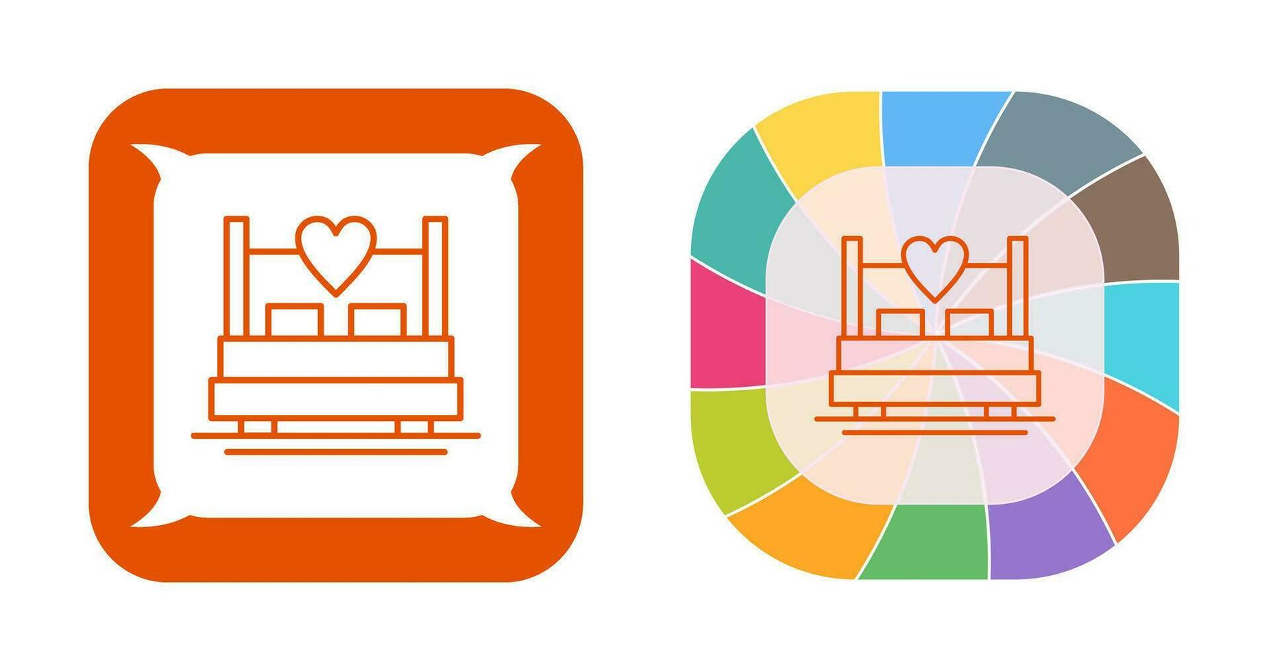 Double Bed Vector Icon