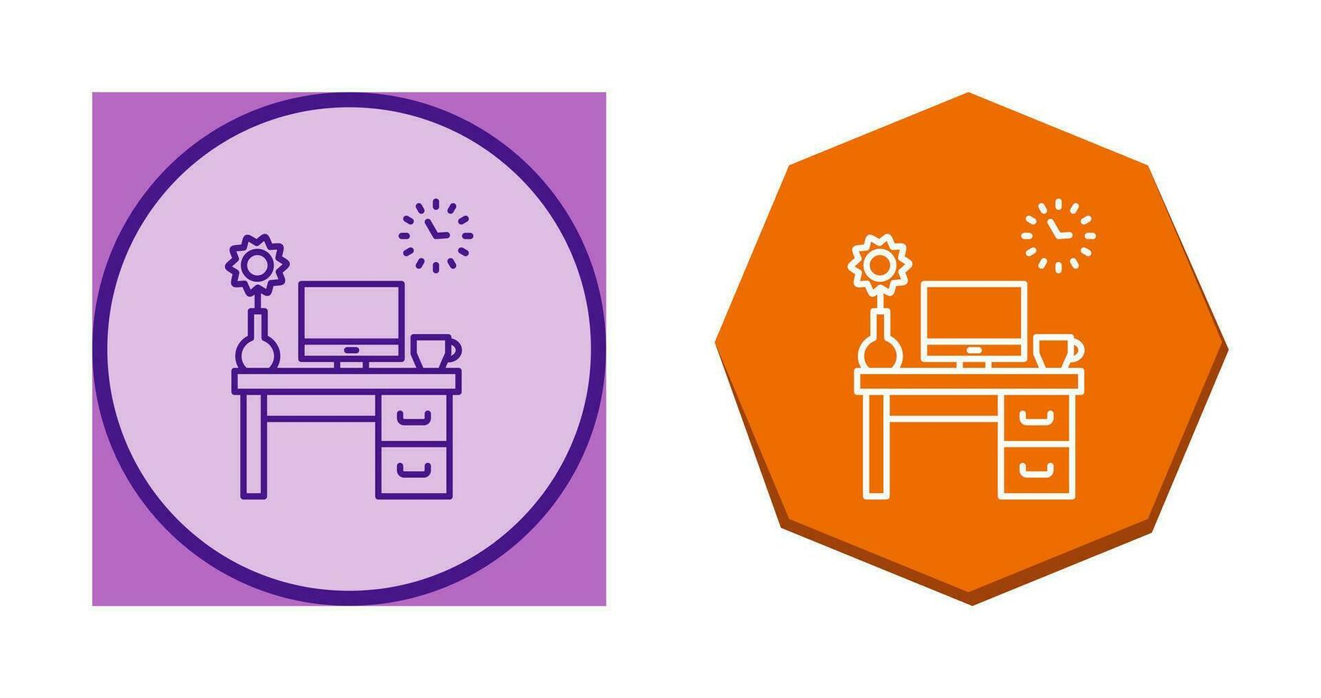 Work Table Vector Icon