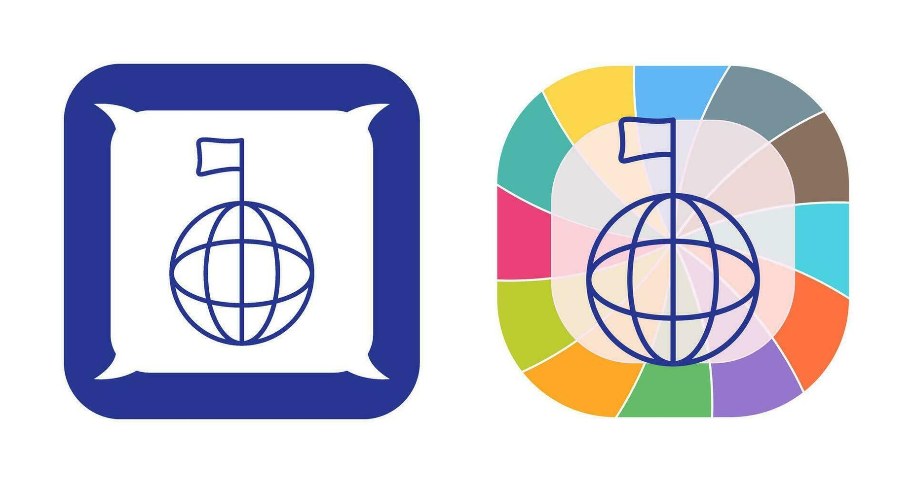 Unique Global Signals Vector Icon