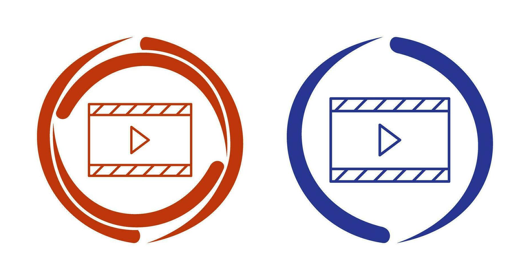 Unique Video and Animation Vector Icon
