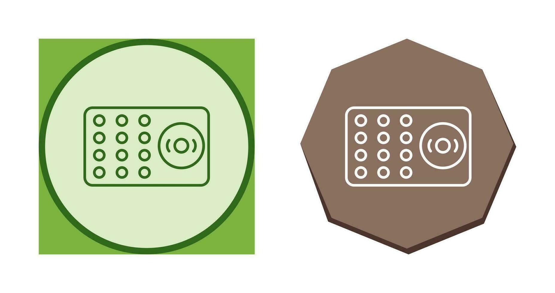 Unique Ring Alarm Vector Icon