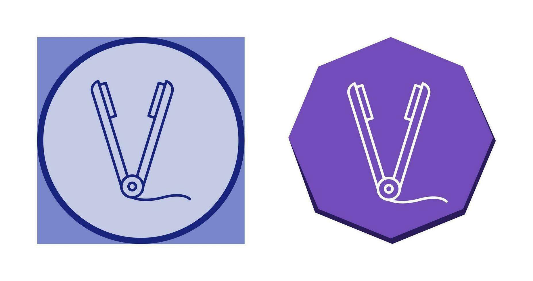 Straightener Vector Icon