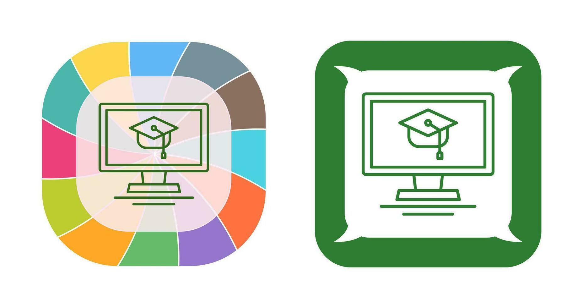 Online Course Vector Icon