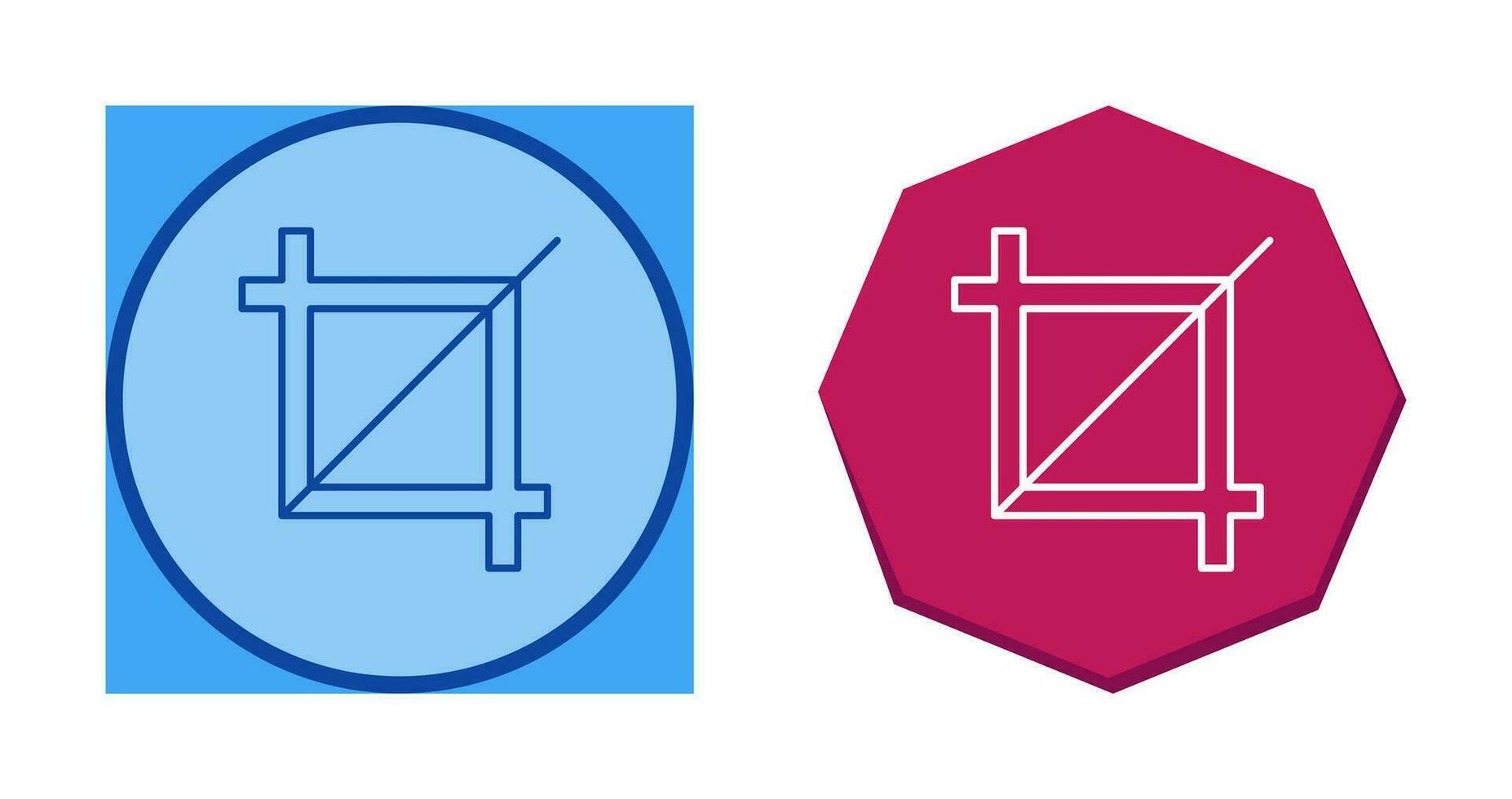 Unique Crop Vector Icon
