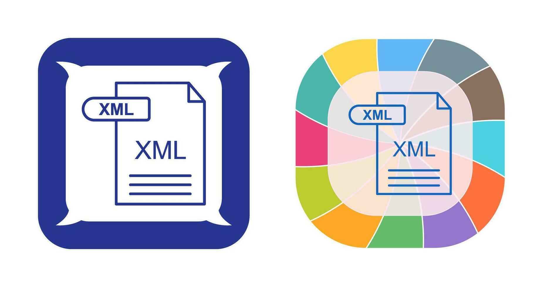 XML Vector Icon
