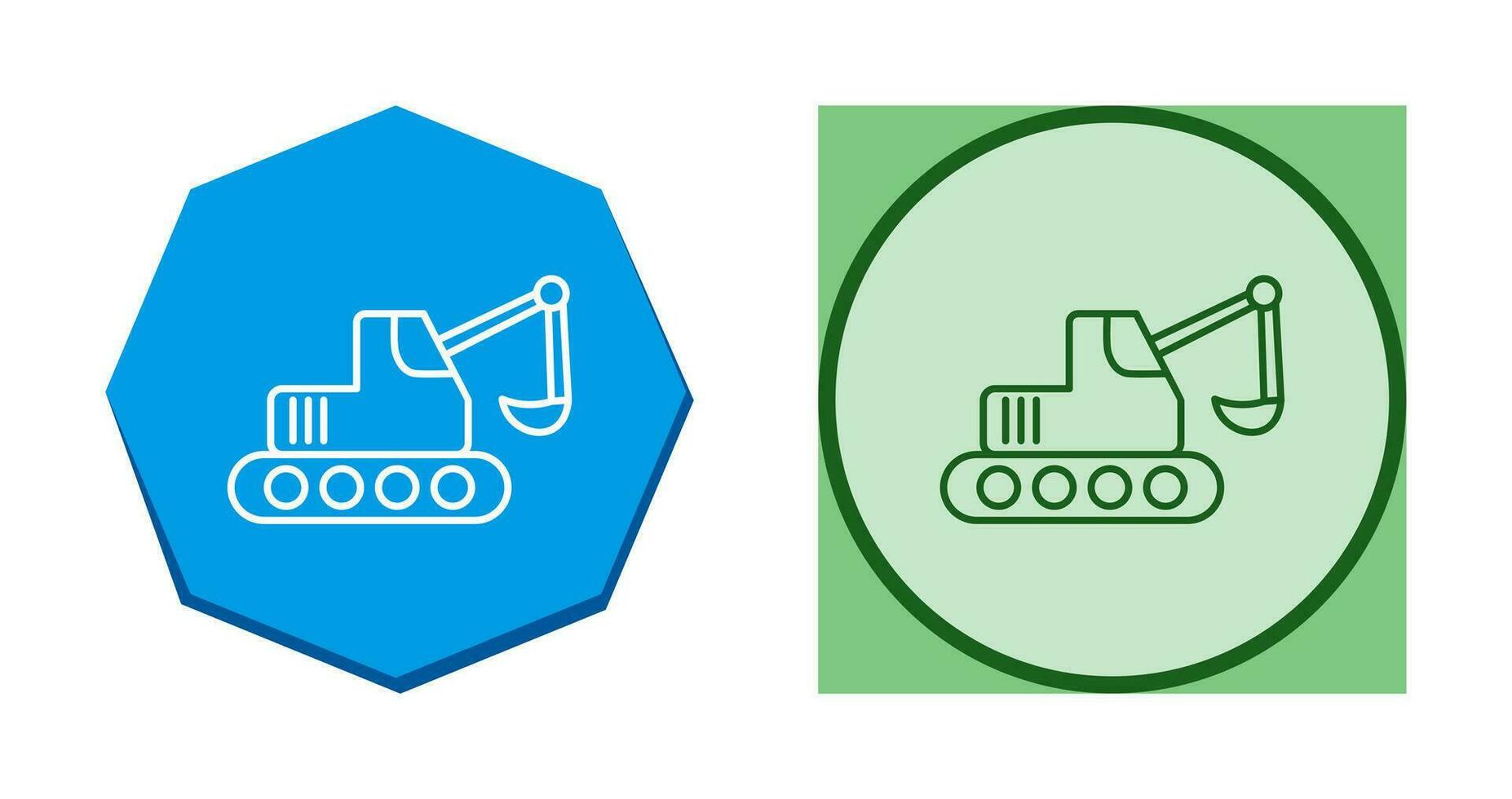 Escavator Vector Icon