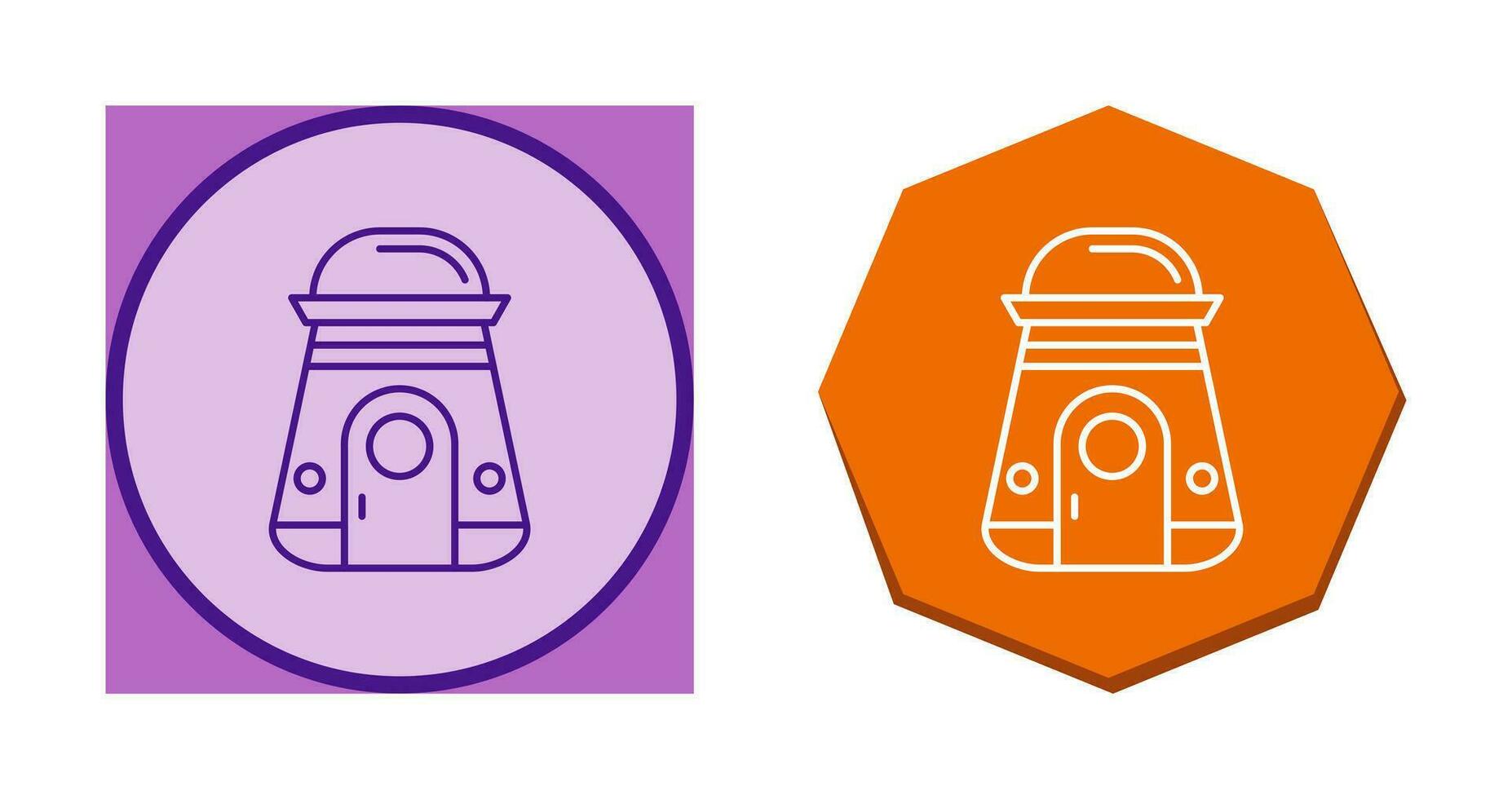 Space Capsule Vector Icon