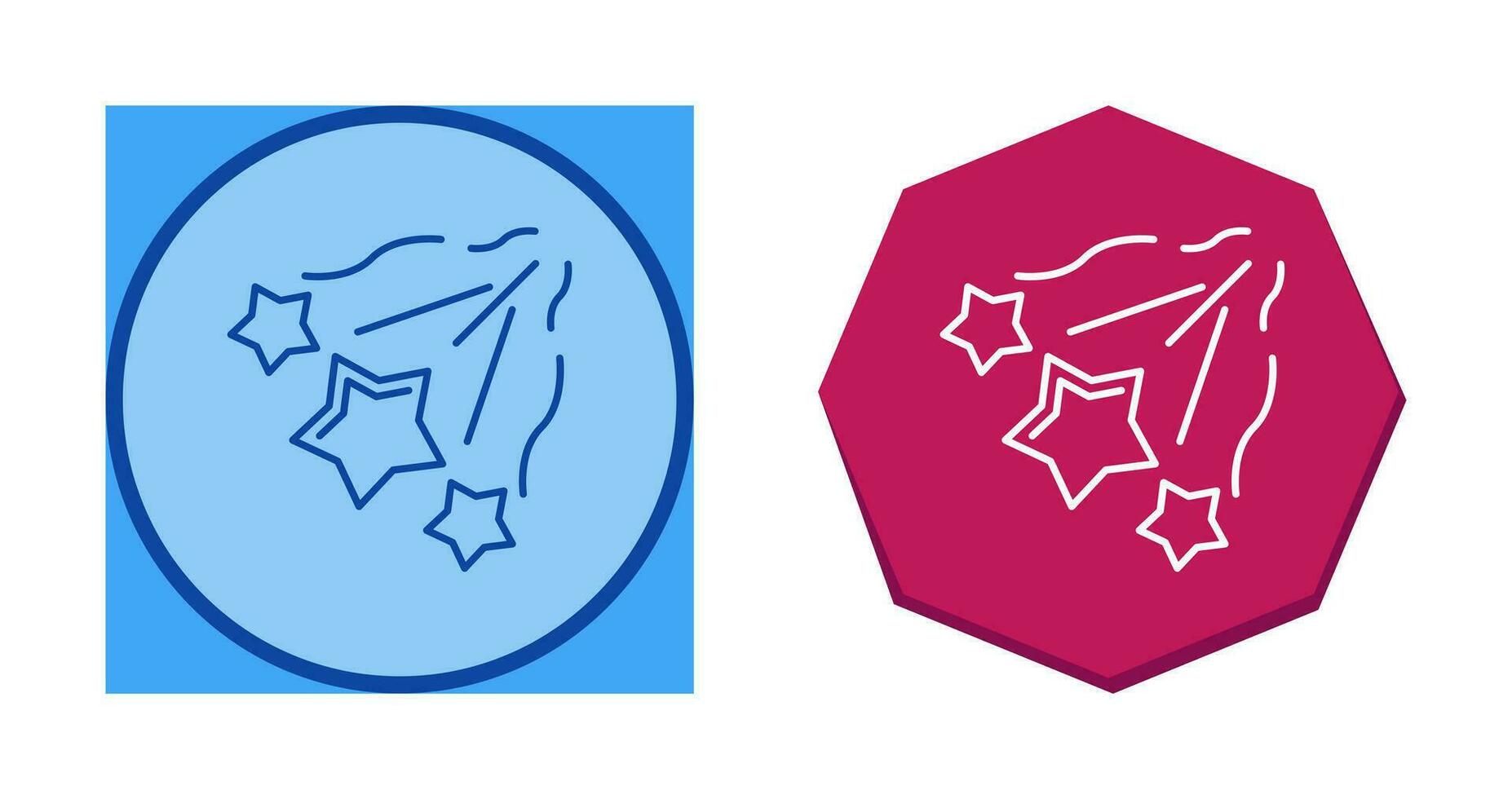 Falling Stars Vector Icon