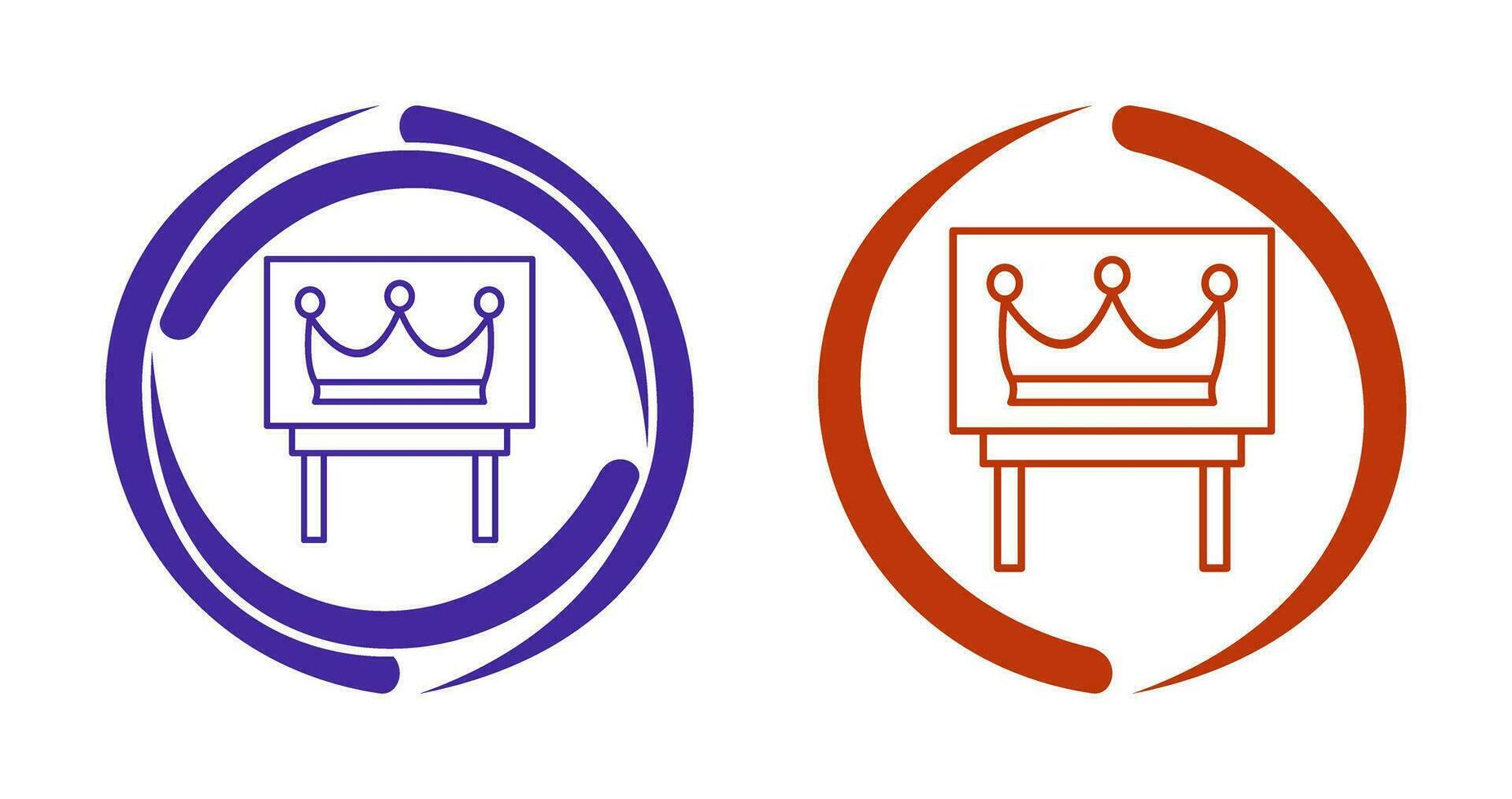 Crown Exhibit Vector Icon