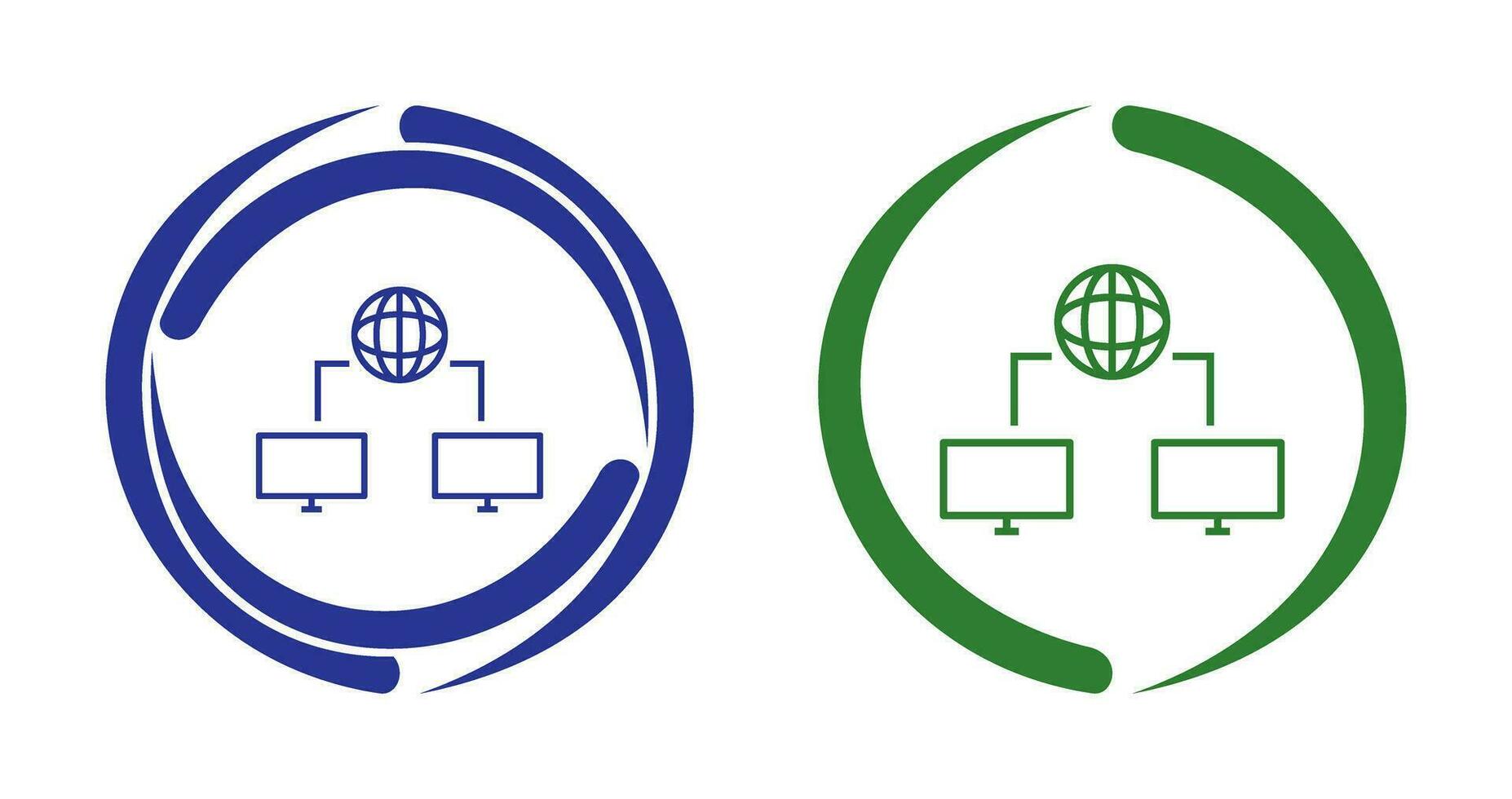 Unique Internet Connectivity Vector Icon