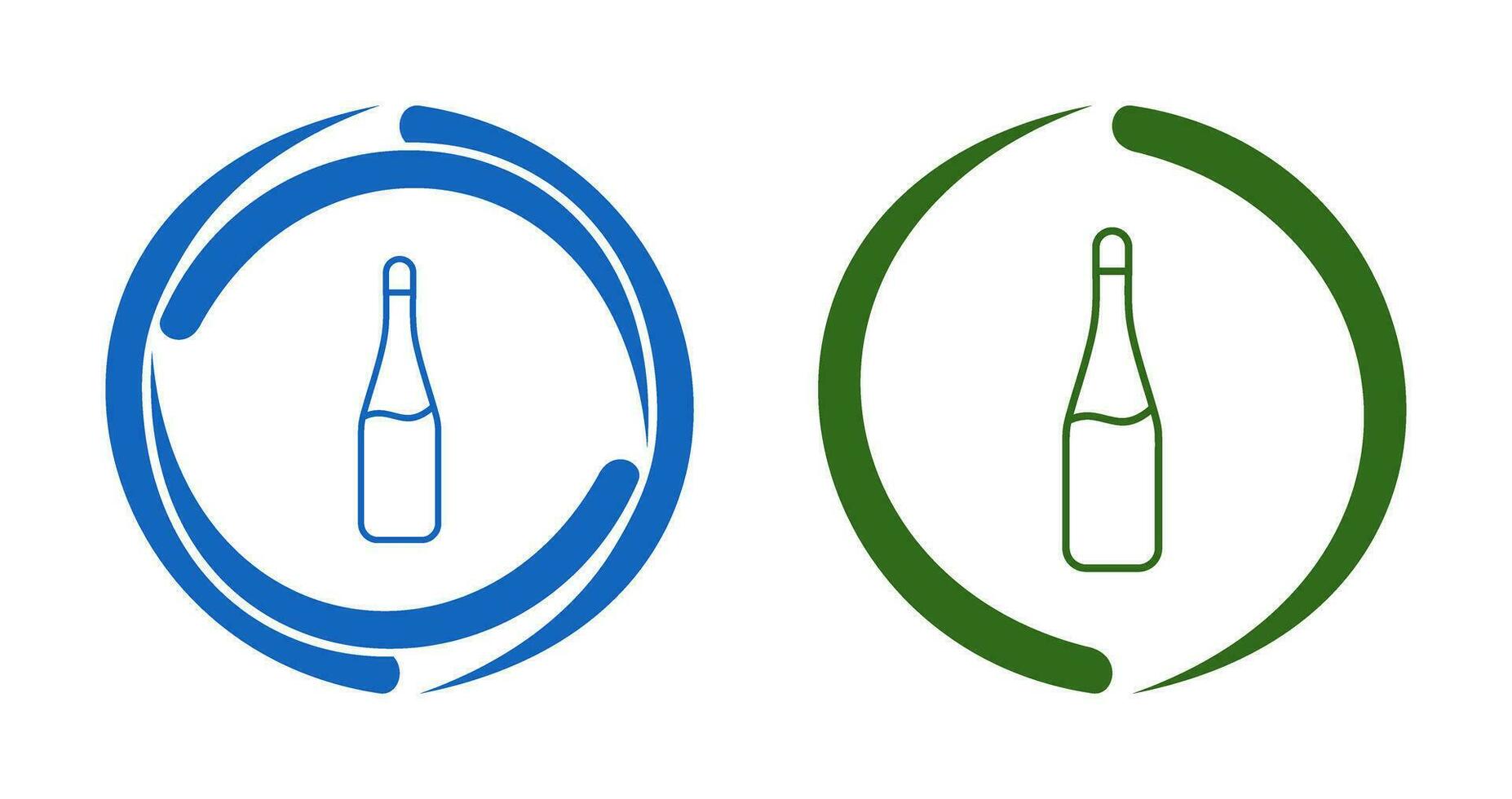 Champagne Bottle Vector Icon