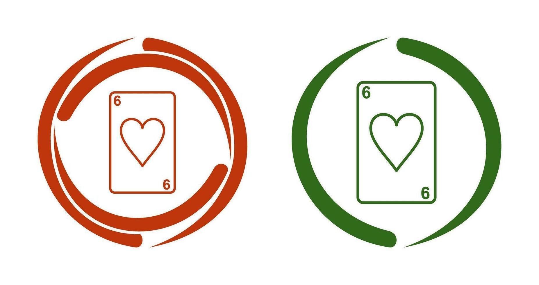 Hearts Card Vector Icon