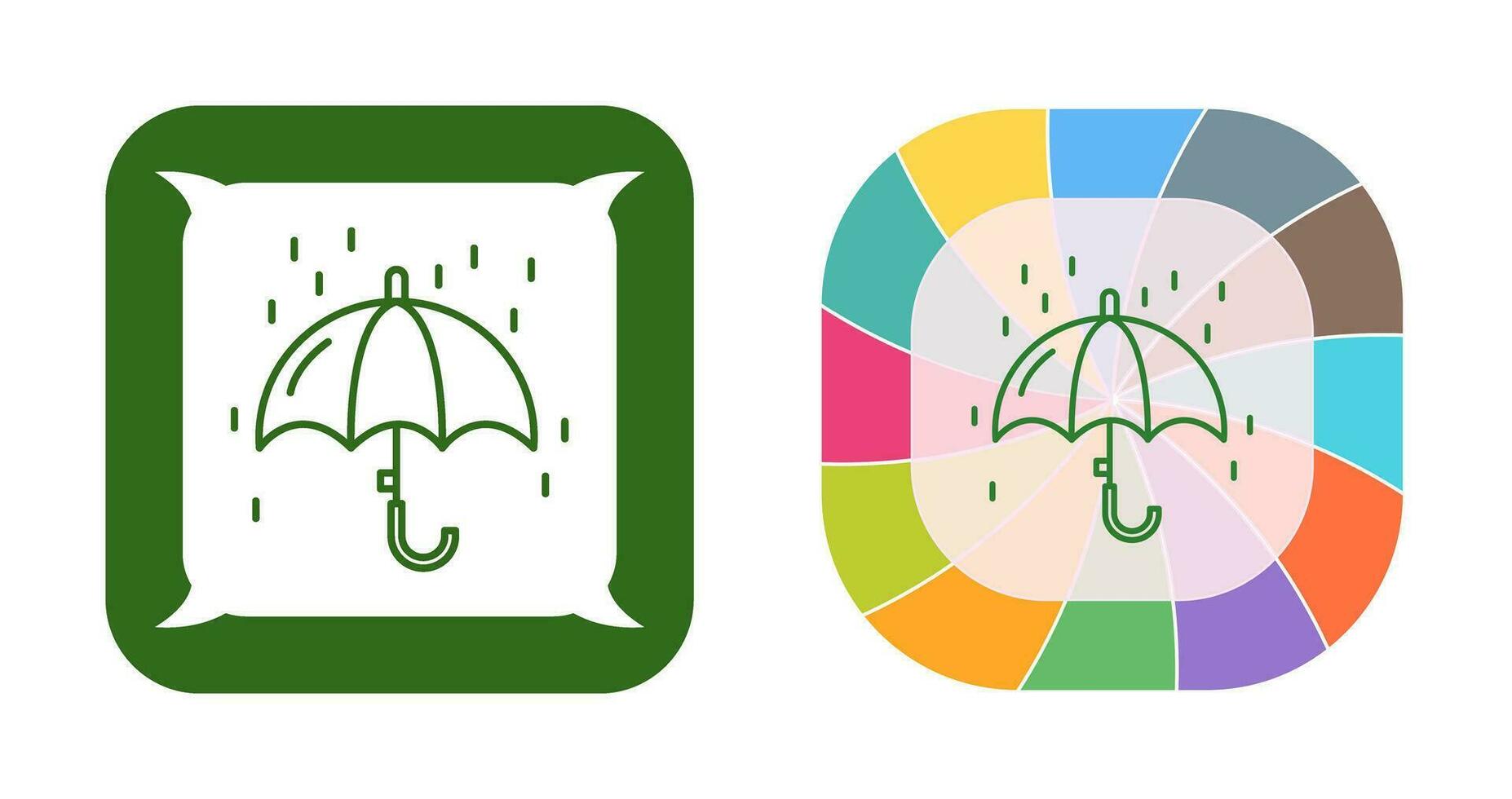 Raining Vector Icon