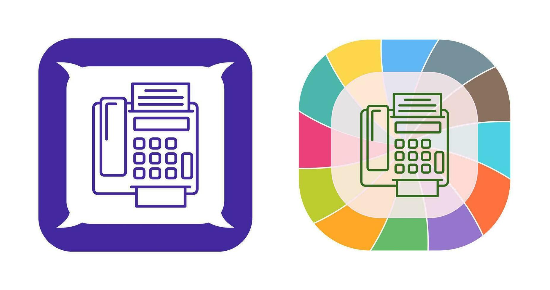 fax Machine Vector Icon