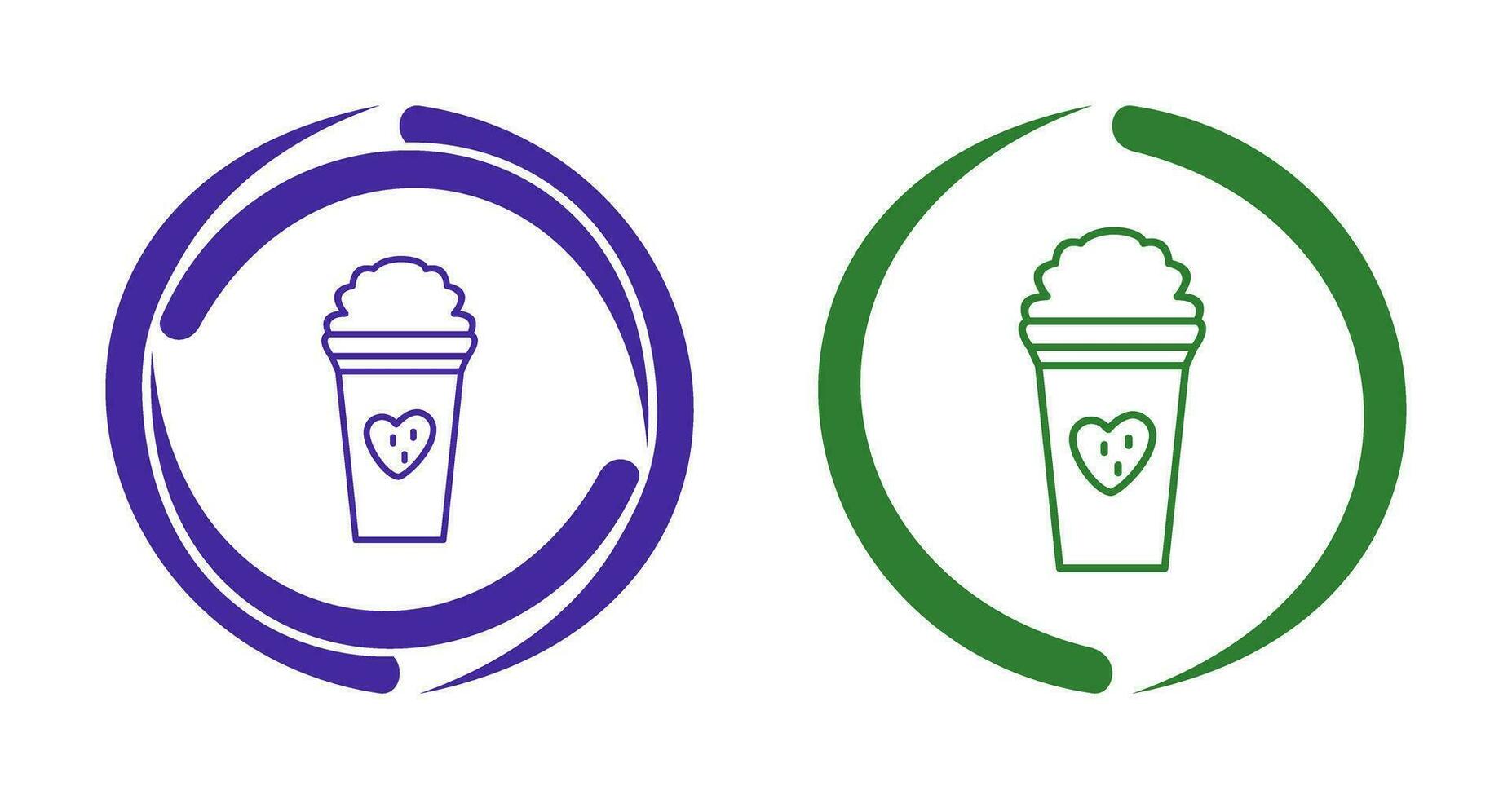 Unique Strawberry Milkshake Vector Icon