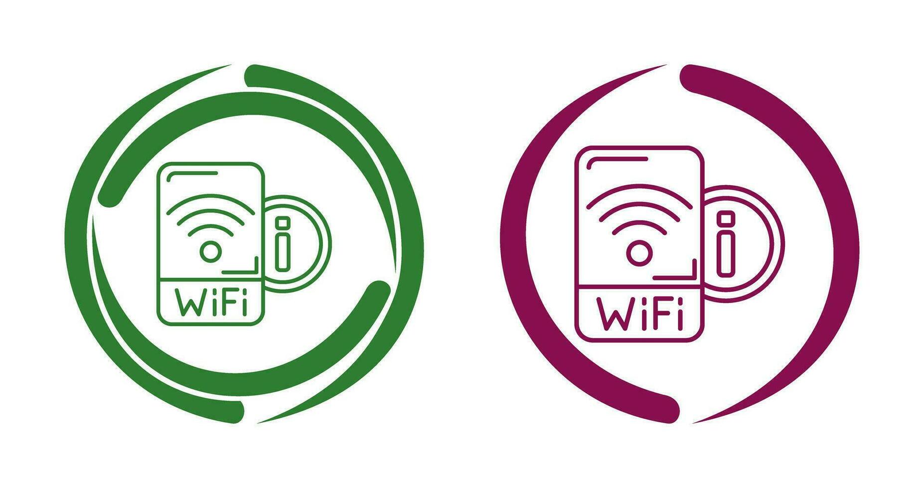 icono de vector de señal wifi