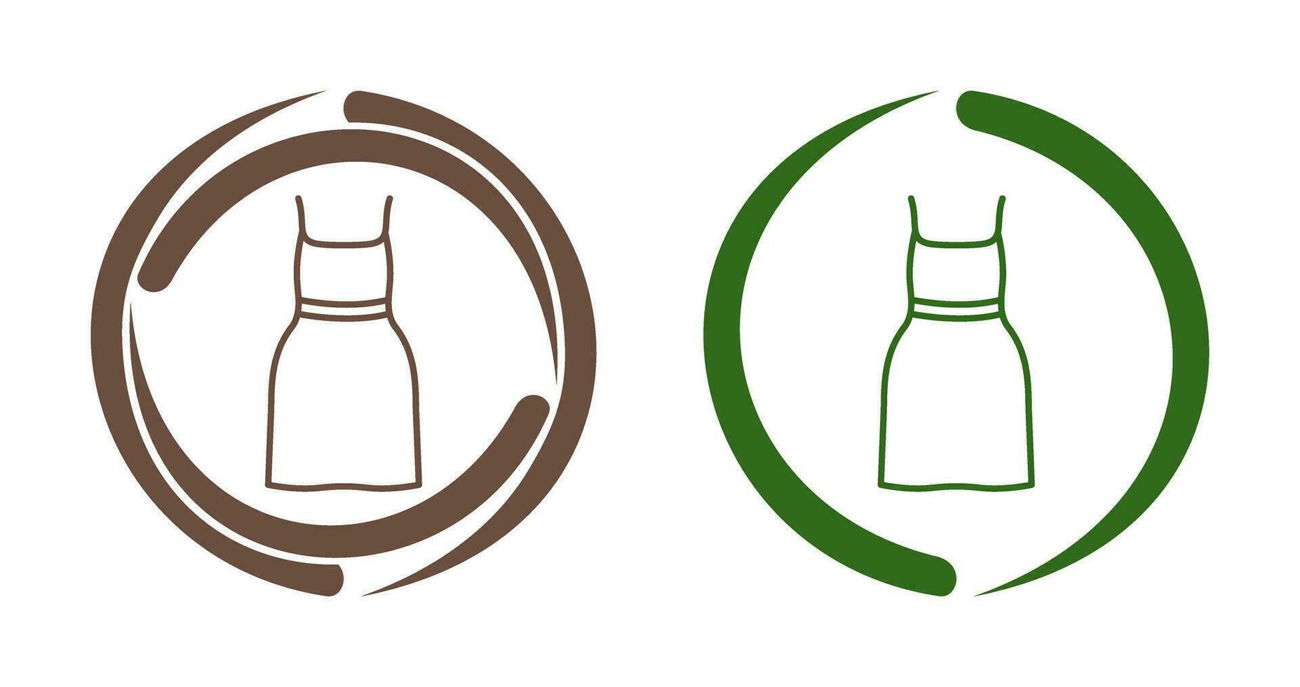 Cocktail Dress Vector Icon