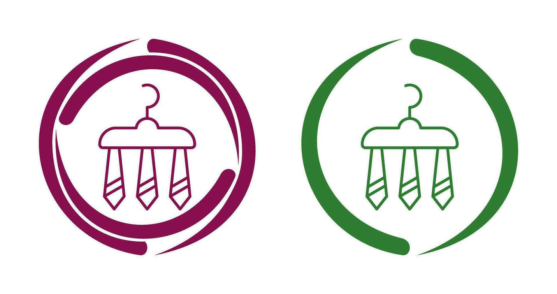 Three Ties Vector Icon