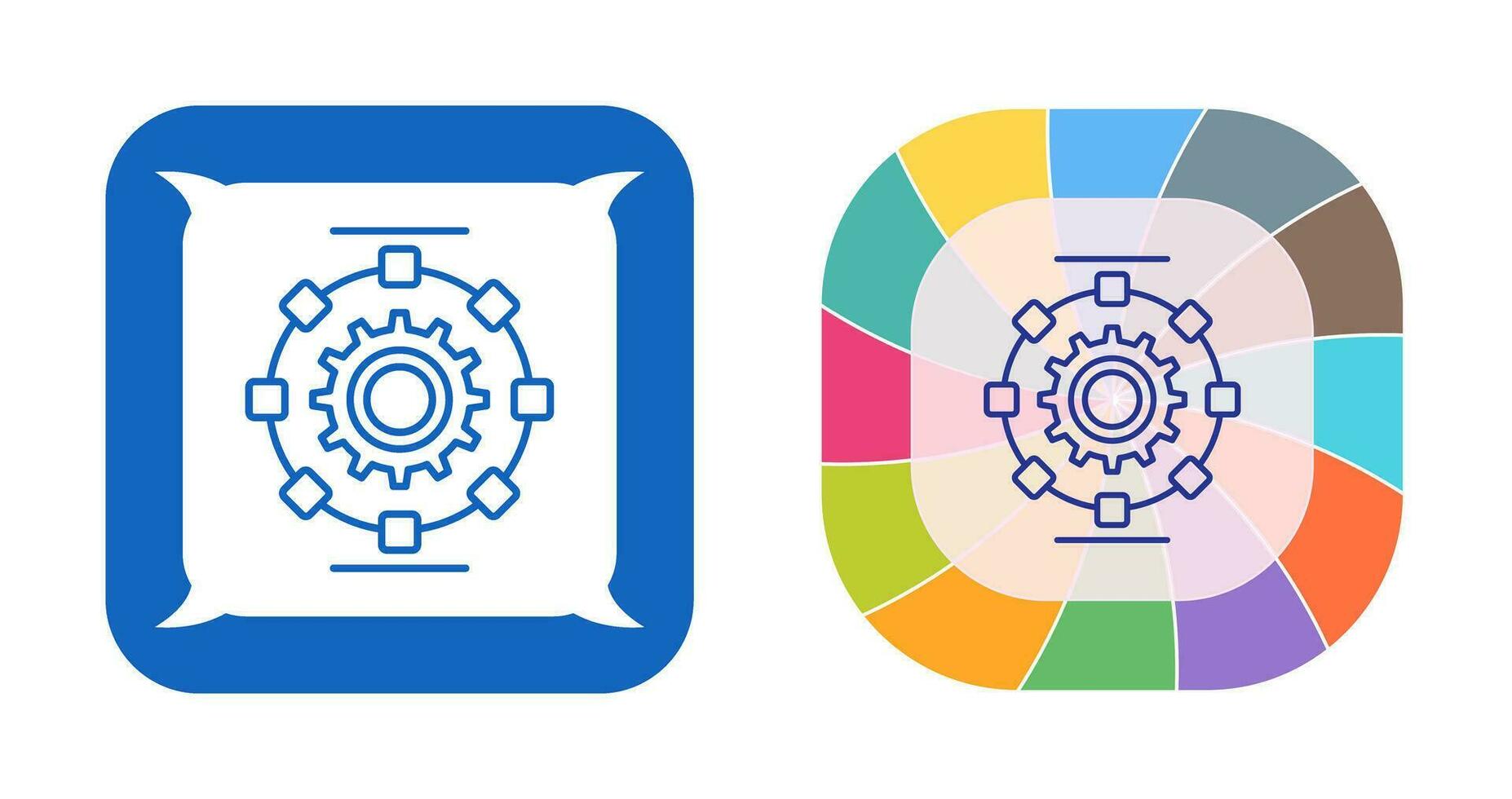 Automated Process Vector Icon