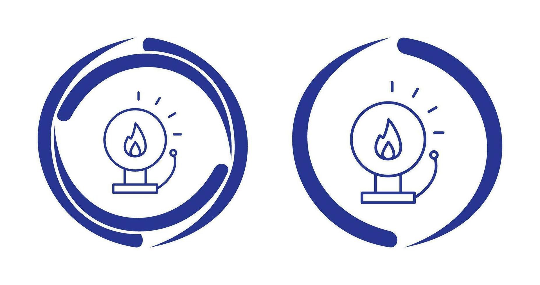 Unique Fire Alert Vector Icon