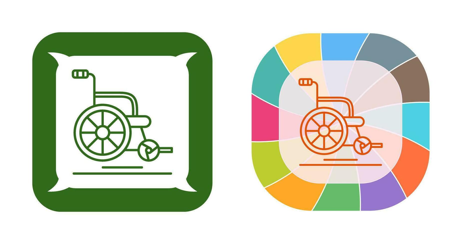 Wheel Chair Vector Icon