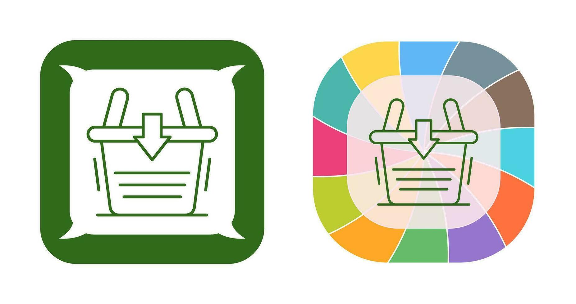 Add To Basket Vector Icon