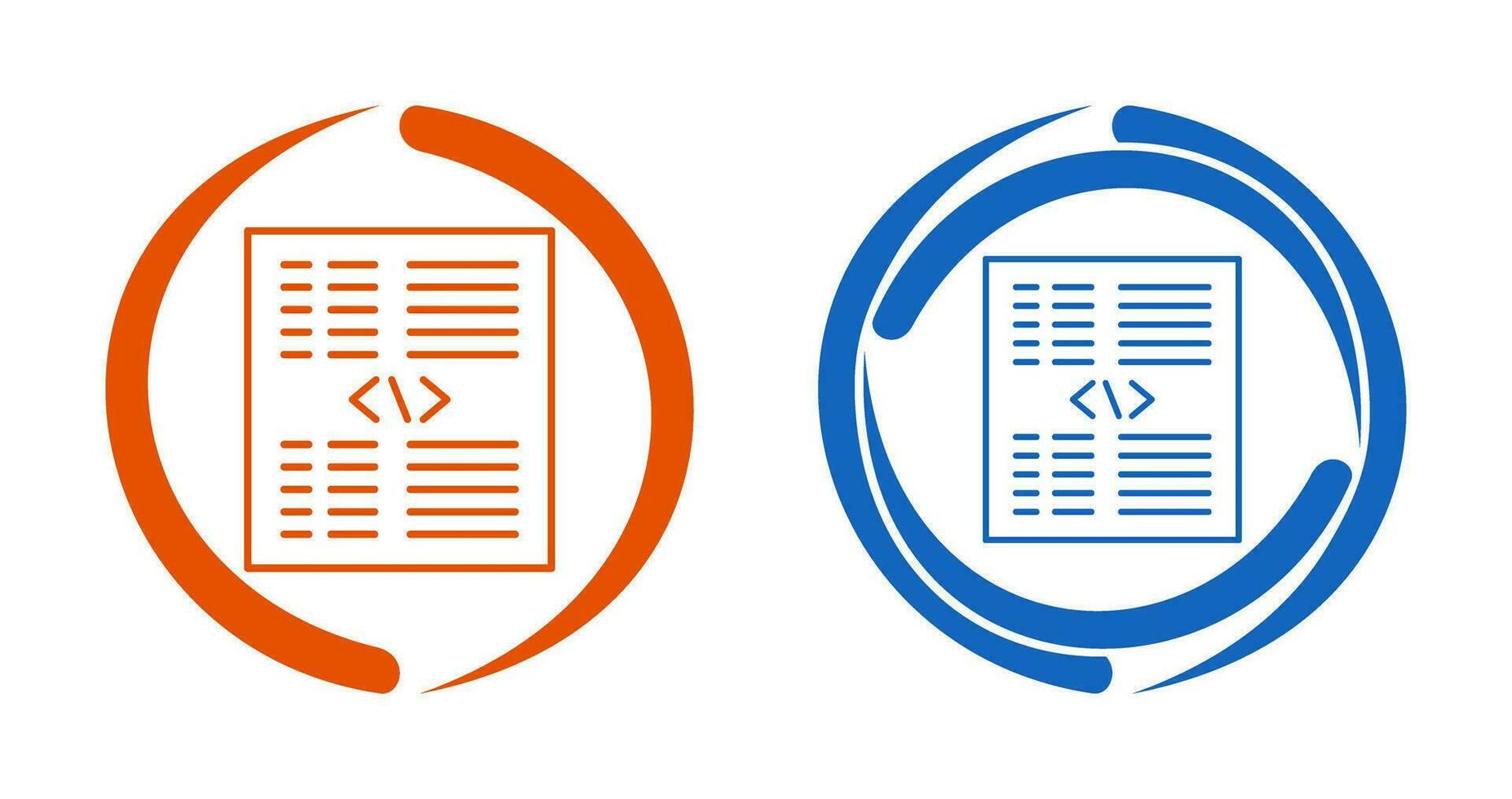 Piece of Code Vector Icon