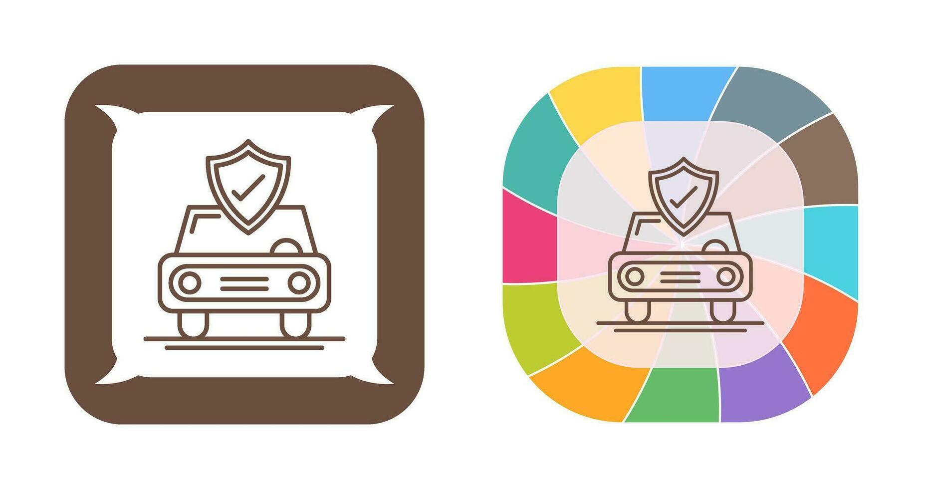 Car Protection Vector Icon