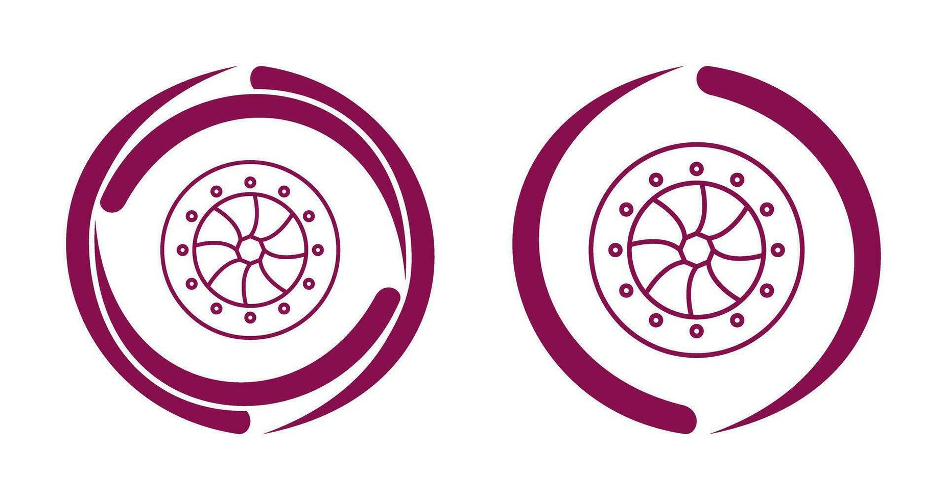 Unique Optical Diaphram Vector Icon