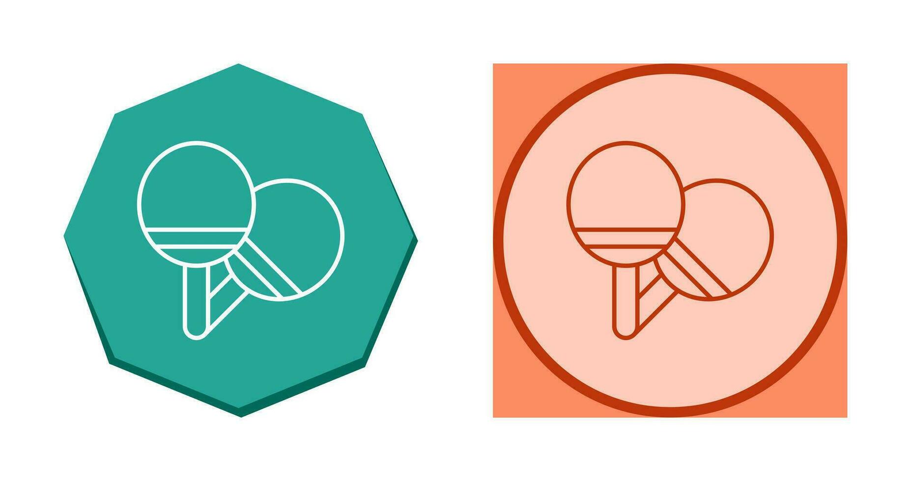 Ping Pong Vector Icon